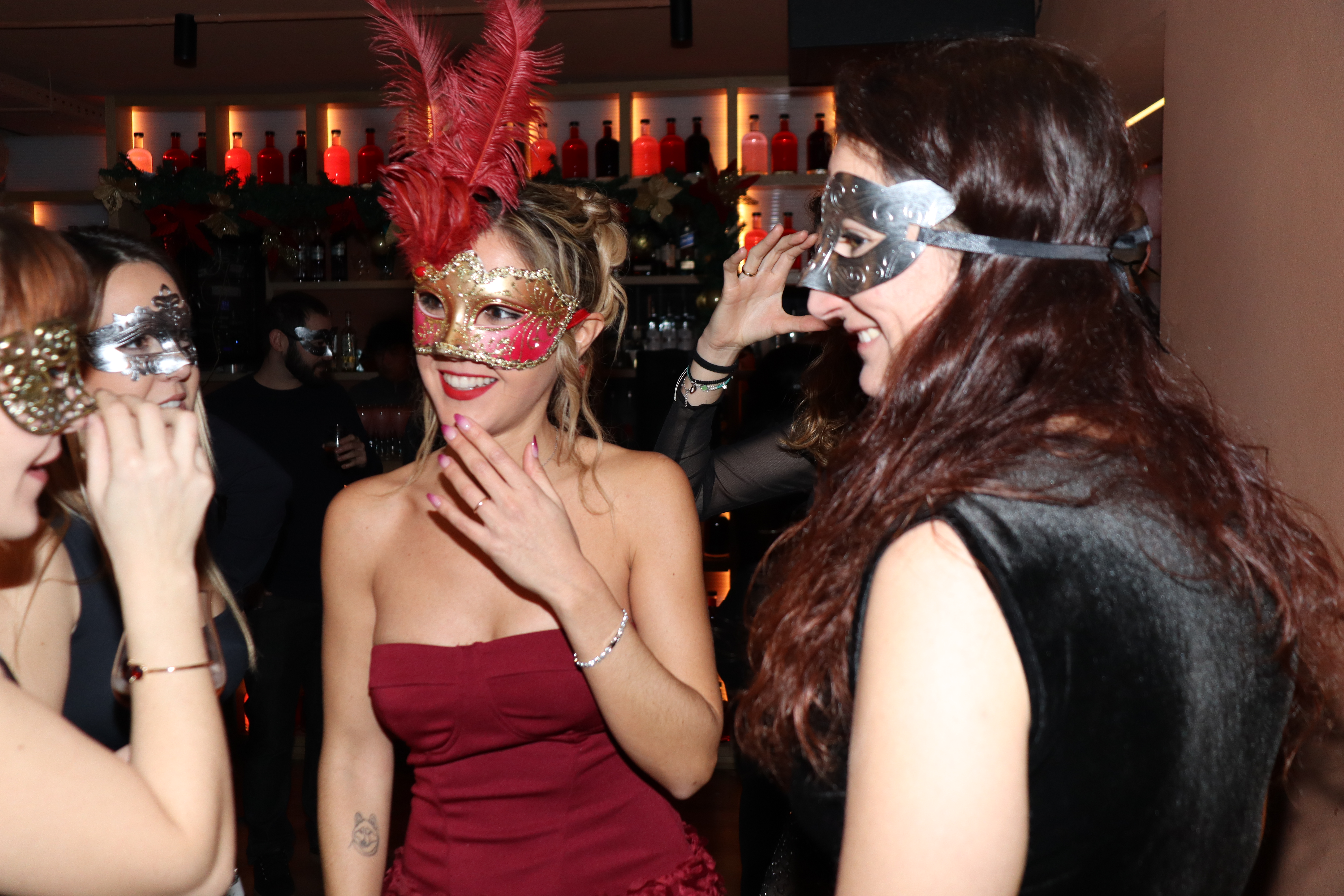 Fiesta de máscaras veneciana
